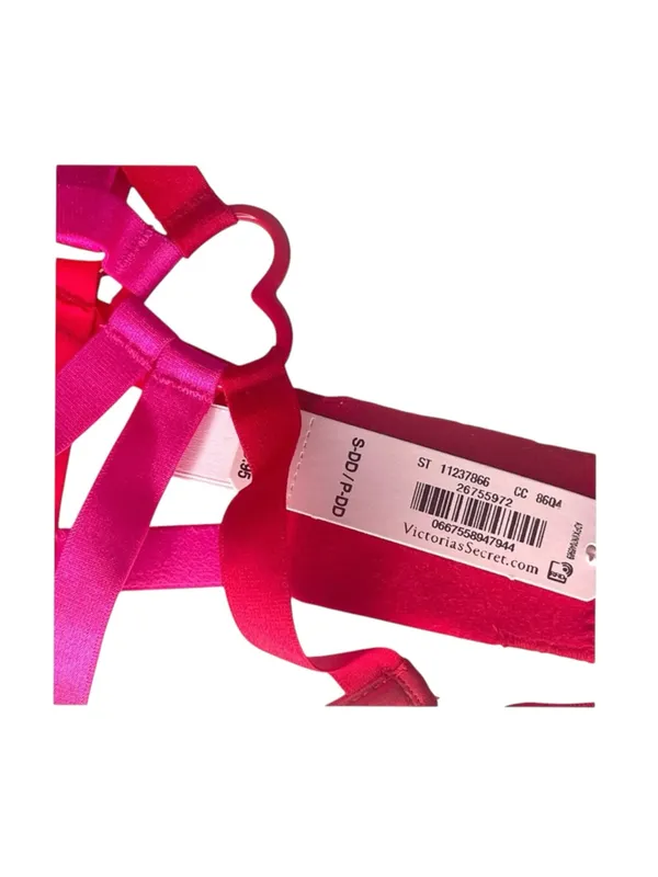 new Victoria's Secret ❤︎︎ Open Cup Strappy Demi Bra ❤︎︎ Pink Red ❤︎︎ Small DD - Image 8