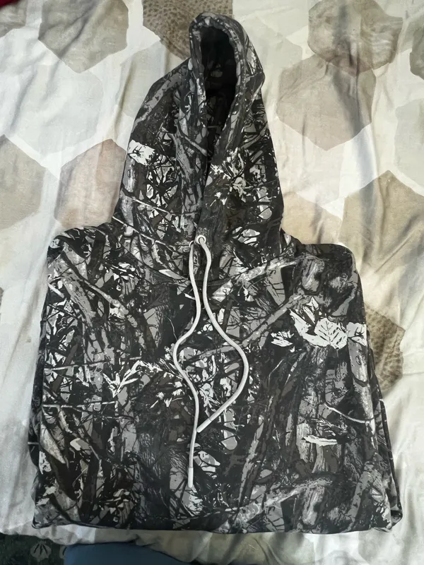 Camo hoodie Gray Size XL - Image 2