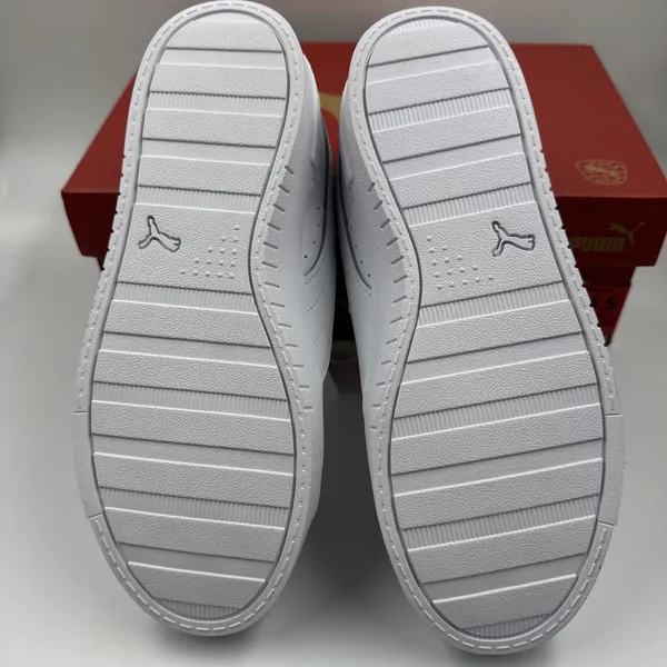 PUMA Court Sneaker, White, Women's Casual Low Top Leather Shoes Size 6.5 New - Image 13