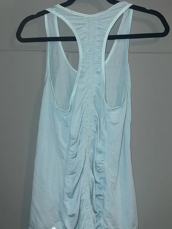 Lululemon Runner Up Tank Heathered Aquamarine - Image 2