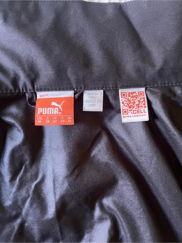 Puma Black Full-Zip Utility Jacket Windbreaker - Image 5