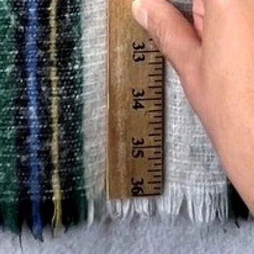Old Navy Blanket Scarf Tartan Plaid Fringe Oversized Multicolor Unisex‎ OS - Image 6