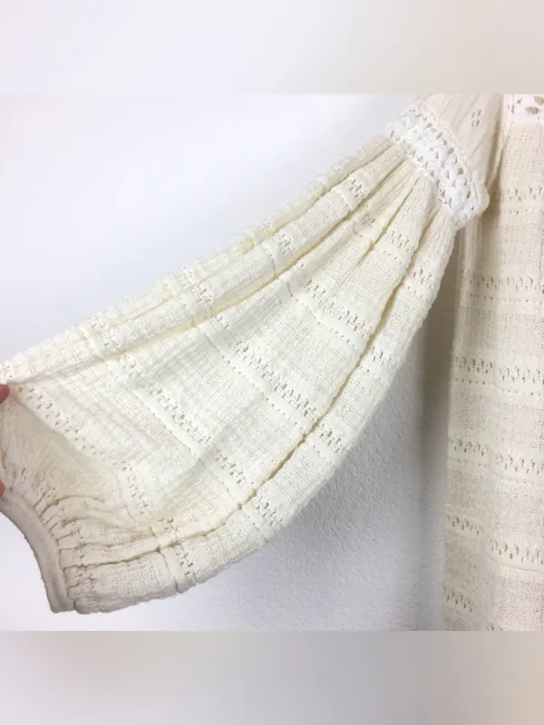 Free People Someday Crochet Sweater Size M - Image 9