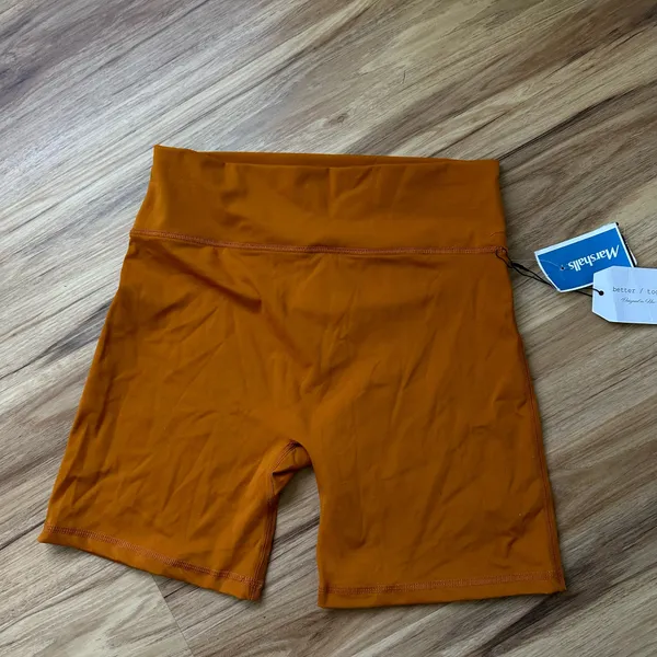Better Together Orange biker shorts - Image 2