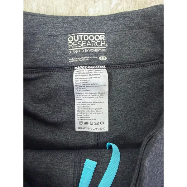 Outdoor Research Women's Peregrine Skort Black Gray Size Small - Image 8