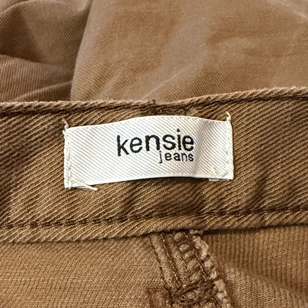 Kensie- Brown Wide Leg Cargo Style Pants Large Front Pockets Casual- Size 8 - Image 3