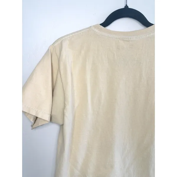 Poison Band Tee T-Shirt XS Skull Roses Life Loves A Tragedy Graphic Retro‎ Cream - Image 8