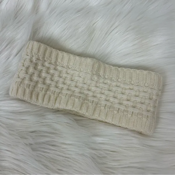 Columbia Cream Knit Ear Warmer Headband OS - Image 2