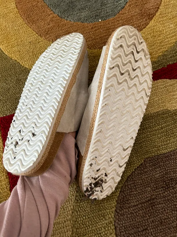 Women’s Slip On Sandals Adjustable Cork Stone Color Women’s US 8 Runs Wide - Image 5