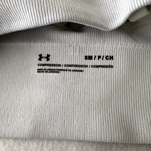 Under Armour White Criss Cross Back Sports Bra - Image 6