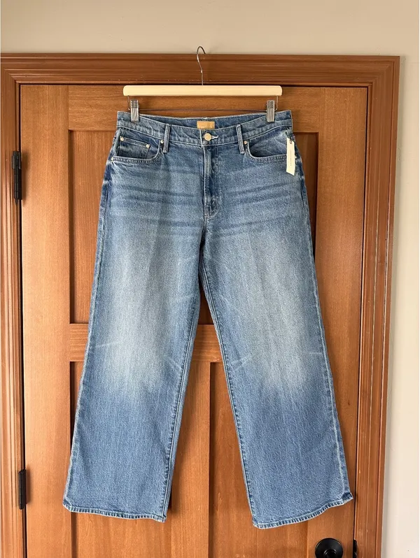 MOTHER NWT The Mid Rise Maven Ankle Jeans in Magic School Bus Wash Women’s 29 - Image 12