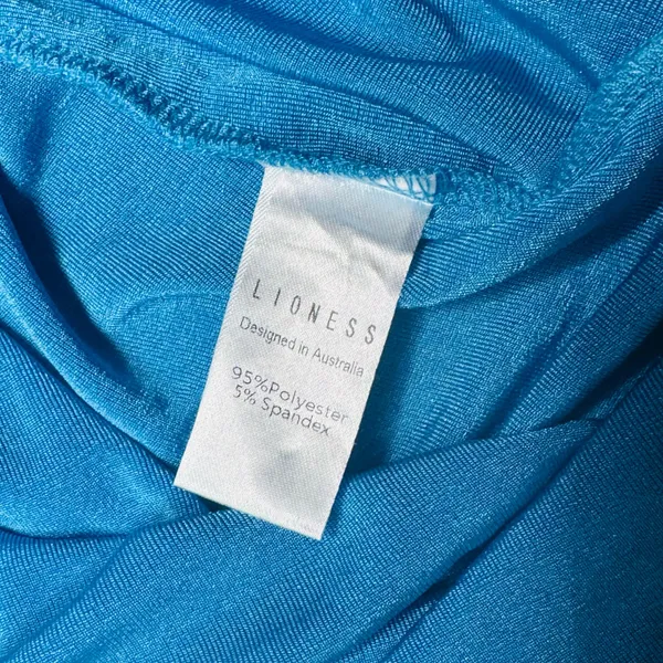 Lioness Electric Blue Long-Sleeve Backless Mini Dress - Image 7