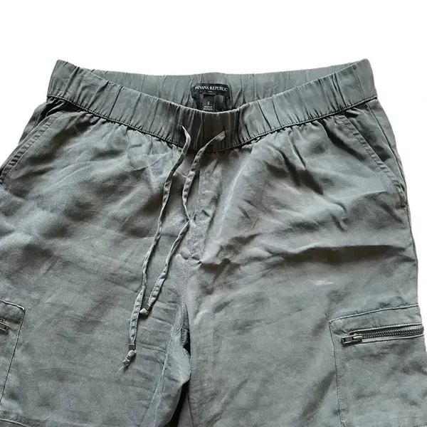 Banana Republic Utility Jogger Green Tencell Womens Pants SZ S - Image 2