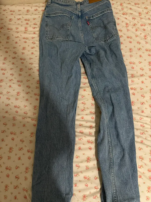 70s High-Rise Slim Straight Jeans - Image 4