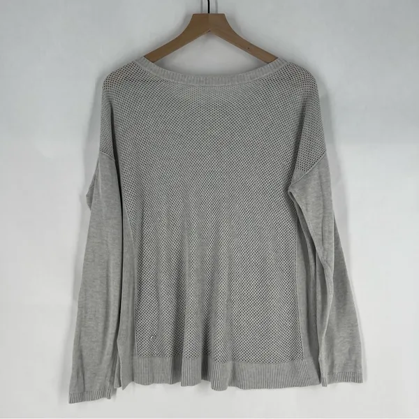 Lululemon Well‎ Being Sweater Heathered Vapor Dolman Sleeve Perforated Back - Image 9