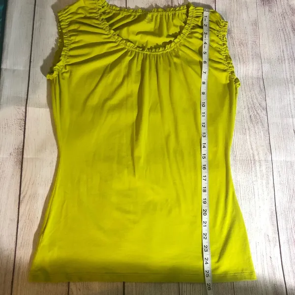 Loft Womens Elastic Sleeve Blouse Sz M - Image 8