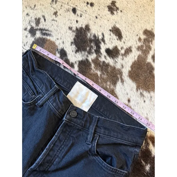 MOTHER The Scrapper Cuff Ankle Fray Jeans In Who's Sorry Now Size‎ 28 - Image 9