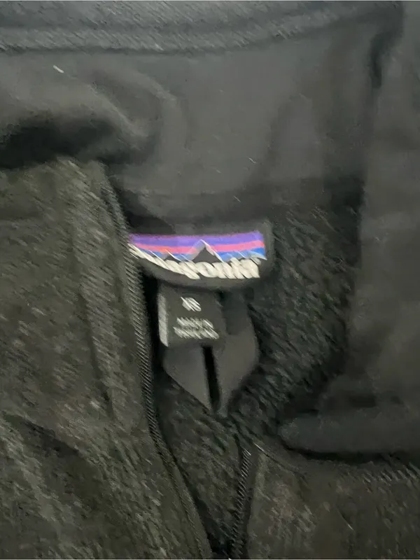 Patagonia Black Better Sweater Zip Up Jacket Size XS - Image 3