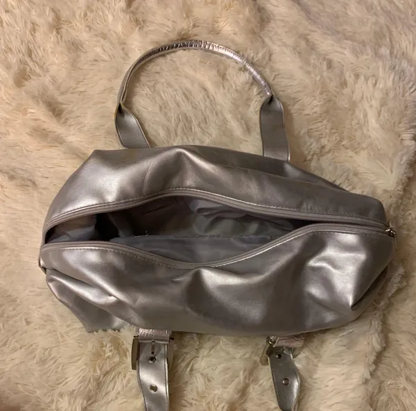 Grey Bedazzled Purse Gray - Image 4