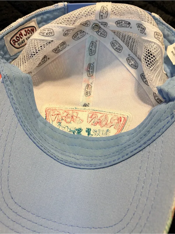 Ron Jon Surf Shop Light Blue Trucker Hat - Image 3