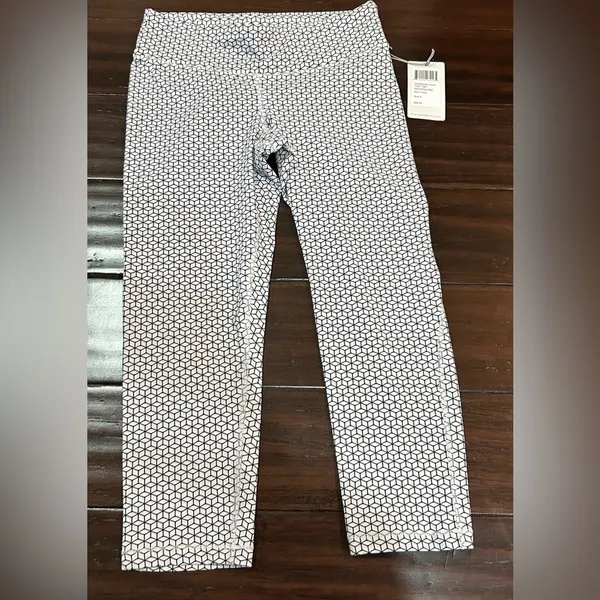 Crane & Lion Dwell Studio Facet Capri Tight 3/4 length Size 4 Leggings $90 - Image 2