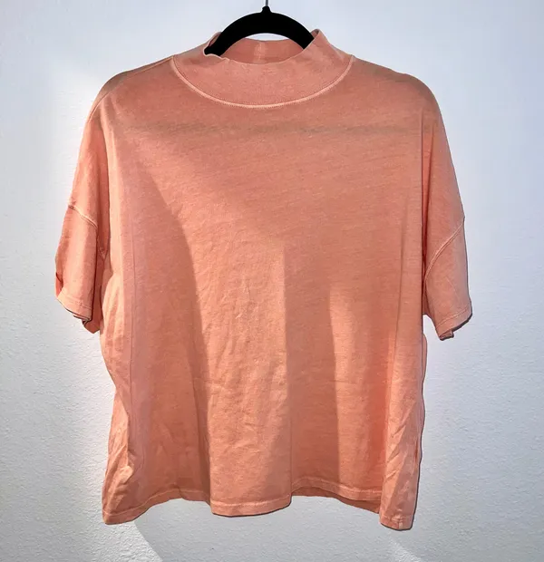 Free People Fearless Tee Coral Most - Image 6