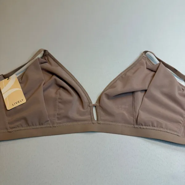 NWT‎ LIVELY Lace Bra Orchid Seamless Triangle Comfort Adjustable Straps Size 3 - Image 8