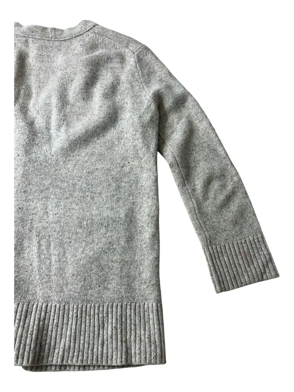 MADEWELL Women Speckled Brown Maysfield Cardigan Grandpa Sweater Merino Wool XS - Image 7