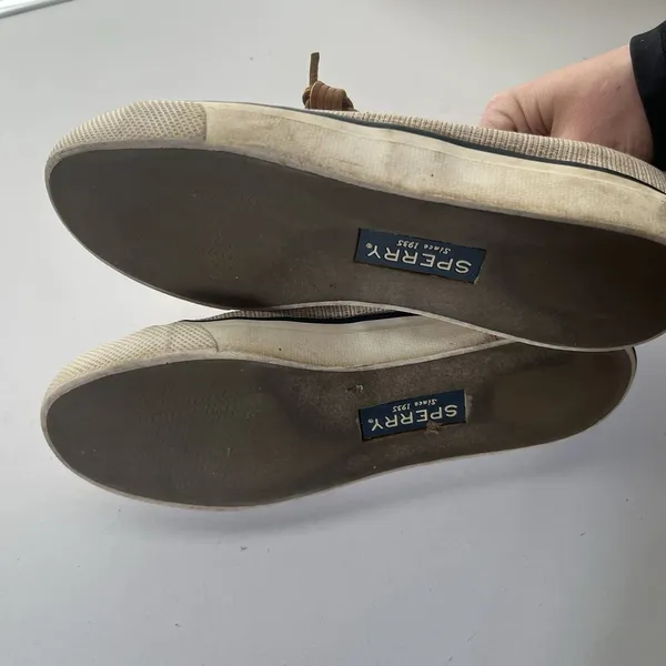 Sperry Top-Sider Canvas Boat Shoes Sneakers Lace Up Casual Size 6 - Image 6