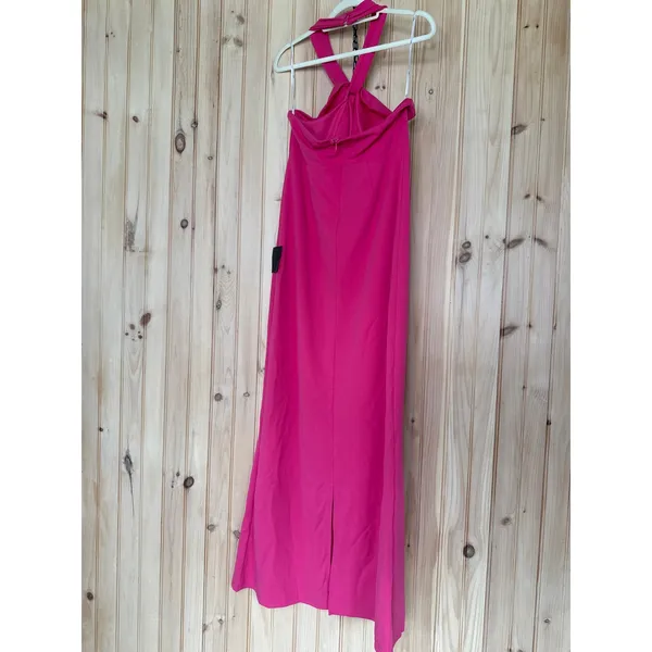 NWT Lulus Mesmerizing Perfection Pink Halter Neck Backless Maxi Dress Gala Sz XL - Image 6