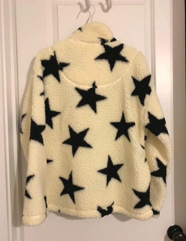 Peach Love Sherpa Pullover Quarter Zip - Image 3