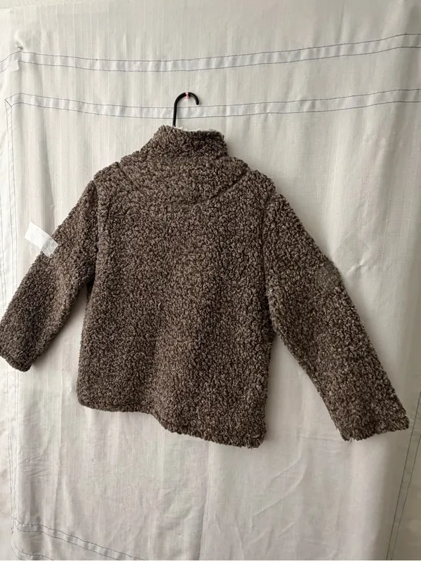 True Grit Sherpa Fleece Quarter Unisex size L Zip Pullover Excellent(C48) - Image 10