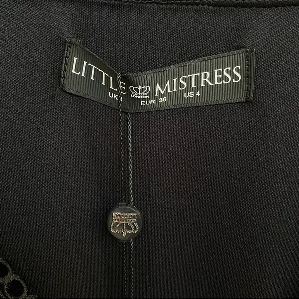 Little‎ Mistress Black & Gold Foil Leaf Pleated Maxi Dress UK 8 US 4 NWT - Image 6