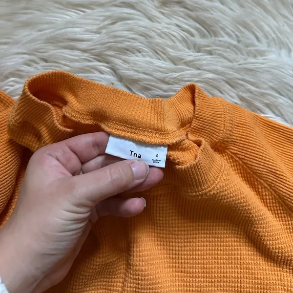 ARITZIA TNA Waffle Long Sleeve Top - Image 4