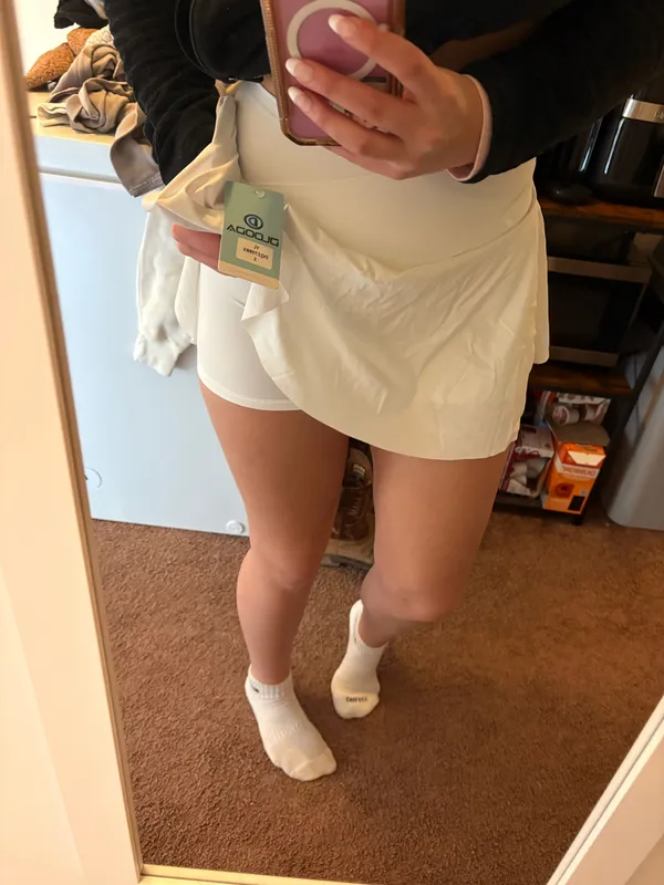 Amazon Athletic Skirt White Tennis - Image 2