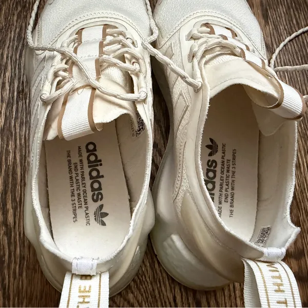 adidas NMD_V3 Women's Shoes - Cloud White/Magic Beige - Size 9 - GY6818 - Image 5