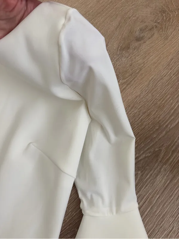 Chiara Boni La Petite Robe White Bell Sleeve Mini Dress – IT 44 / US 8 / M - Image 10