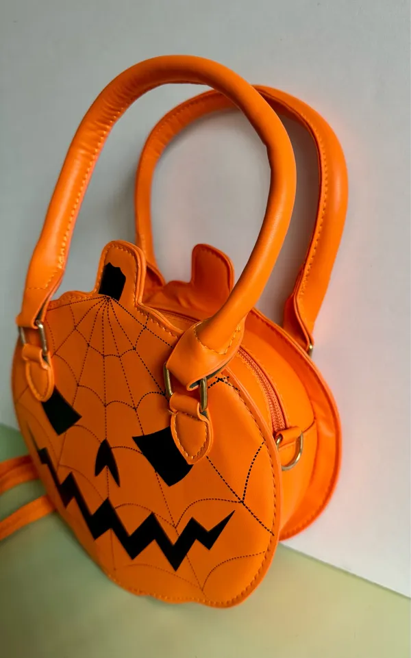 Halloween Crossbody/Handbag (9076) 🎃 Orange - Image 3