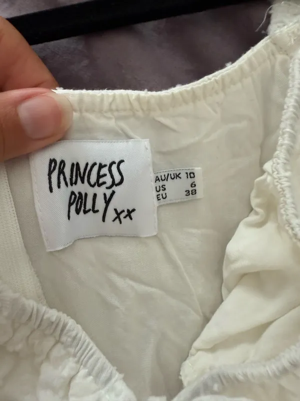 Princess Polly White Mini Dress - Image 3