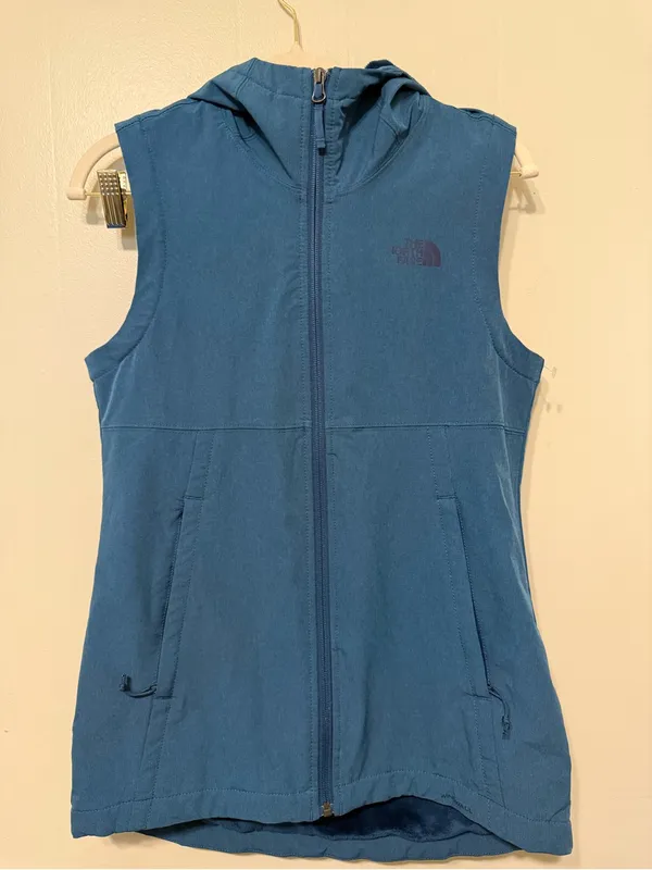 The North Face Teal Blue Hooded Women’s Vest XS - Image 11