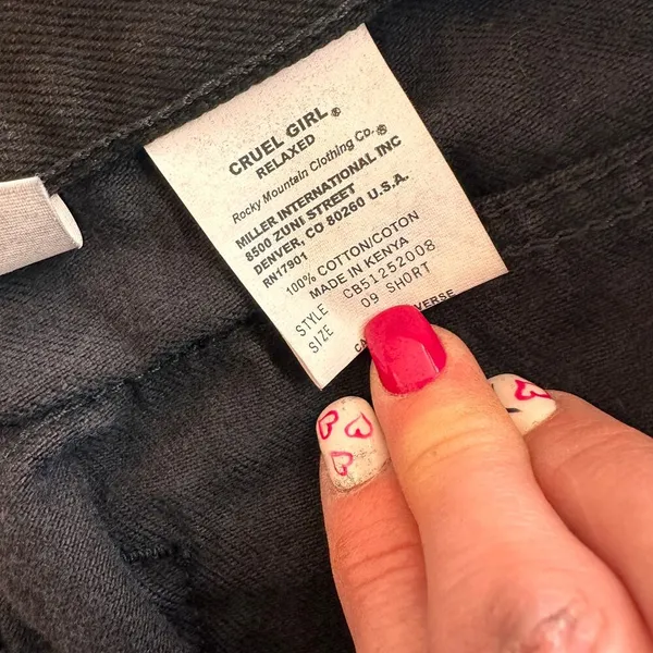 Cruel Girl Black Relaxed Fit Jeans New with tags Size 9 Short - Image 2