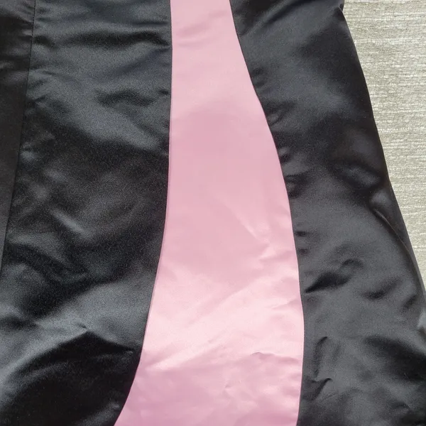 VTG Gunne Sax Jessica McClintock Gown 5/6 Black‎ Pink Satin Fairy Formal Dress - Image 12