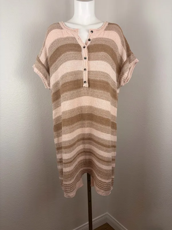 Anthropologie Saturday Sunday Jaden warm knit striped romper - Image 4