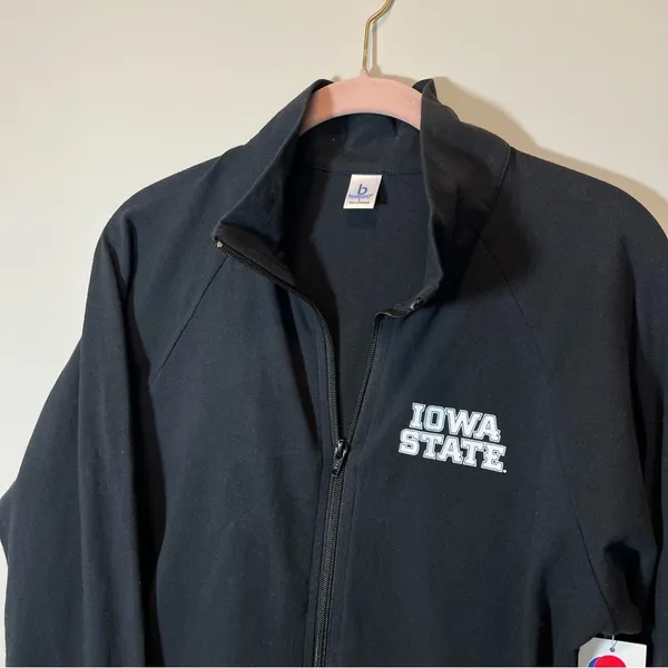 Boxercraft Women’s Black Iowa State Zip Up Sweatshirt Large NWT‎ - Image 2