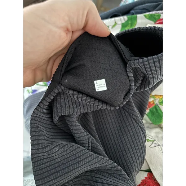 Lululemon Softstream Flared Ribbed Pants Womens 4 Gray‎ Yoga Workout Travel Gym - Image 5