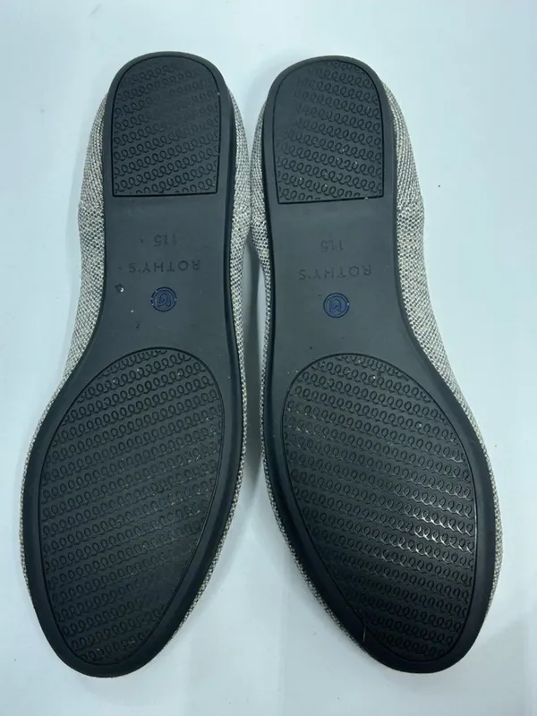 Rothy’s the loafer shoes Women’s Size 11.5 Color Taupe Heather Gray Slip On - Image 7