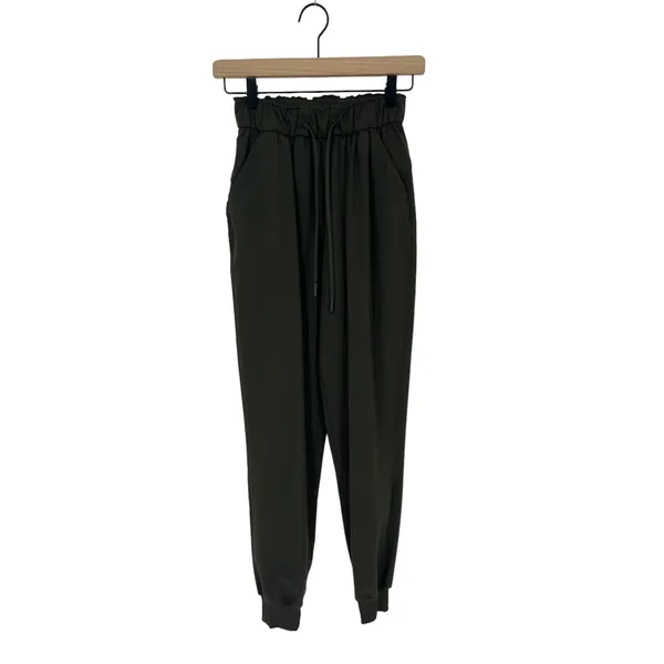 Lululemon Keep Moving 7/8 Pant Dark‎ Olive - Image 3