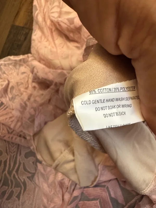 Selfie Leslie Blush Pink Off-Shoulder Ruffle High-Low Dress - Image 8