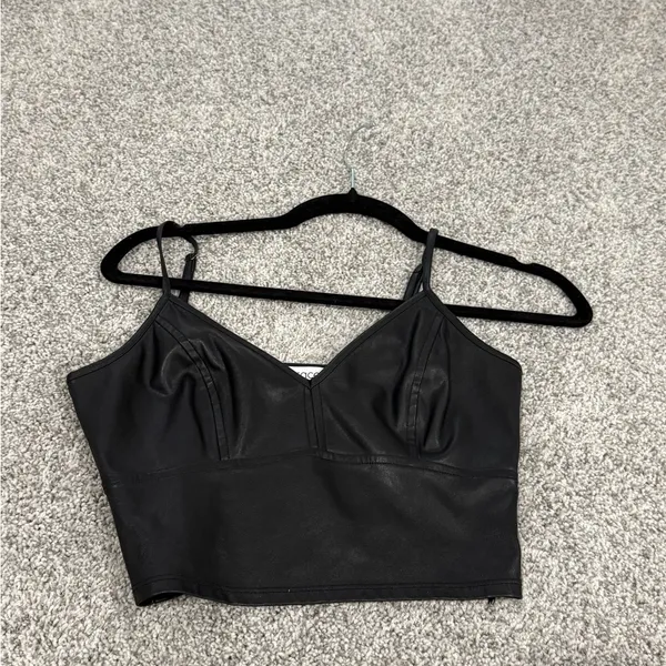 Leather top Black Size XS - Image 2