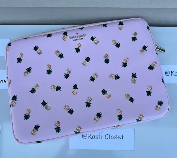 Kate Spade Staci Pineapple Printed Universal 15" Laptop Case Sleeve - Pink Multi - Image 2